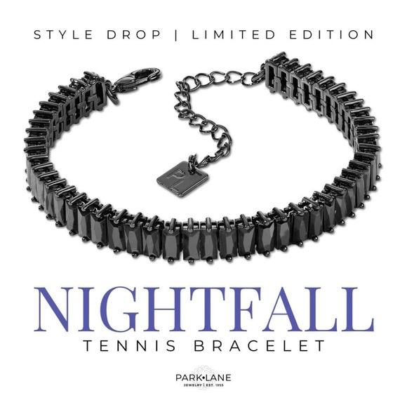 Park Lane Nightfall Tennis Bracelet! BNIP!! Limited Edition!! - Picture 2 of 13